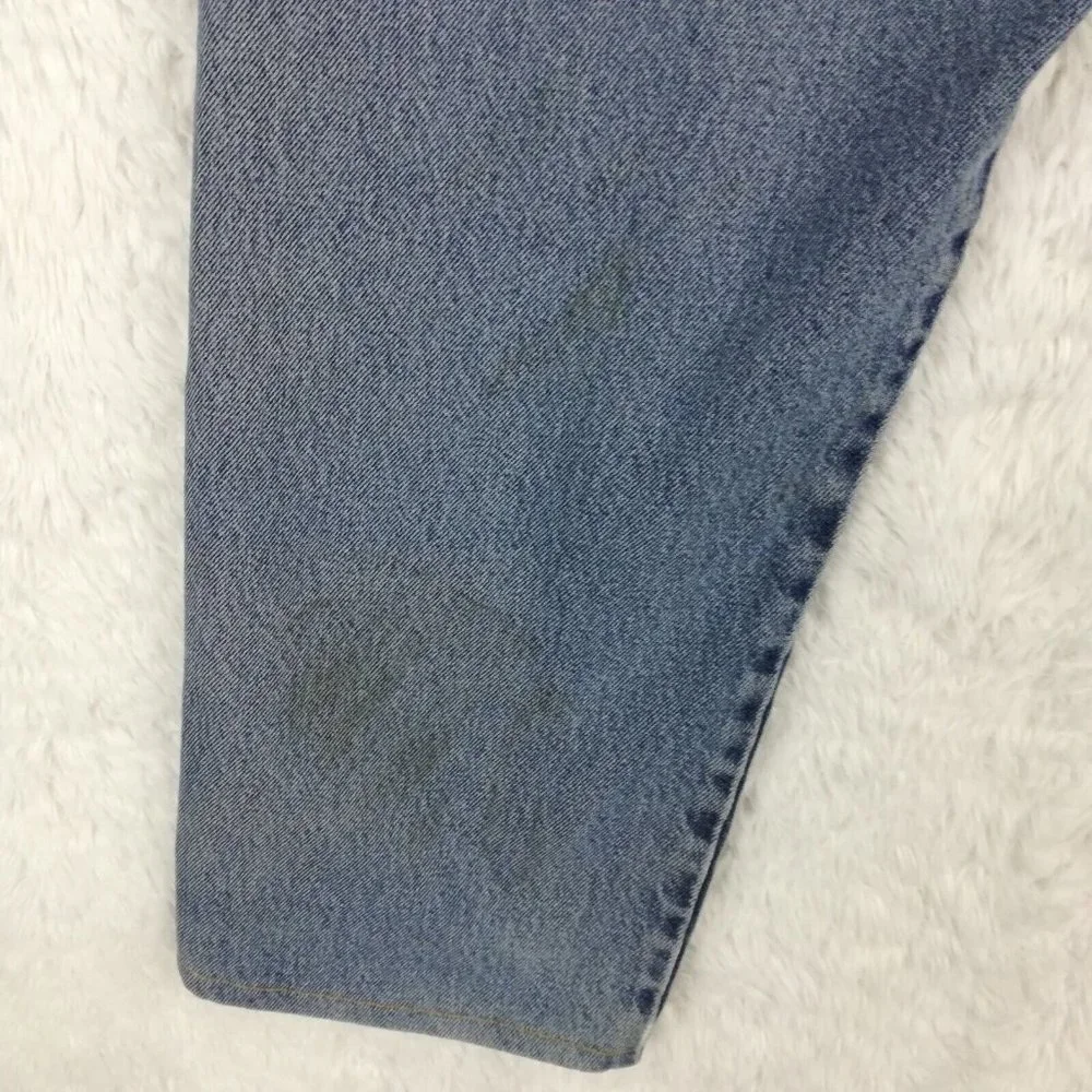 Cabela's‎ Mens Jeans Straight Roughneck Blue Denim Light Wash Workwear 38x26